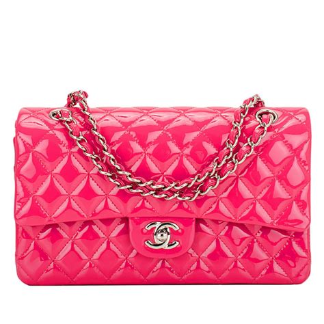 chanel bag white and pink|Chanel pink double flap bag.